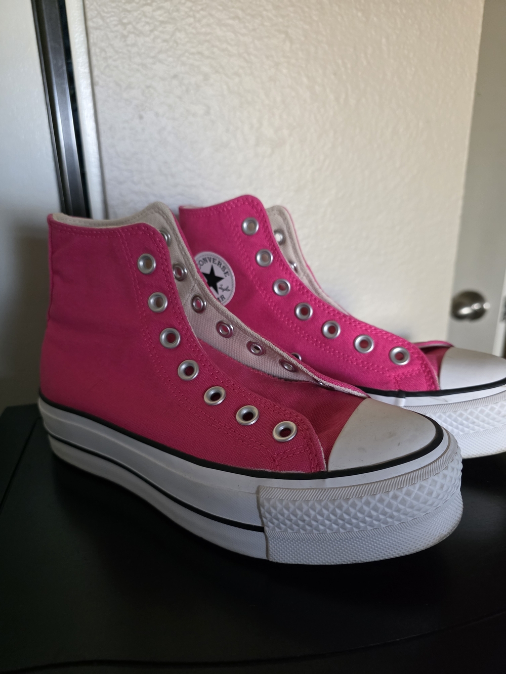 Converse Chuck Taylor Platform High Top Sneakers - Hot Pink